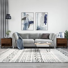 vidaXL kohvilaud 2 tk, pruun tamm, 50x46x50 cm, tehispuit цена и информация | Журнальные столики | kaup24.ee