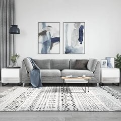 vidaXL kohvilauad 2 tk, valge, 50 x 46 x 50 cm, tehispuit цена и информация | Журнальные столики | kaup24.ee