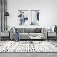 vidaXL kohvilauad 2 tk, betoonhall, 50 x 46 x 50 cm, tehispuit цена и информация | Журнальные столики | kaup24.ee