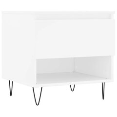 vidaXL kohvilaud, valge, 50 x 46 x 50 cm, tehispuit hind ja info | Diivanilauad | kaup24.ee