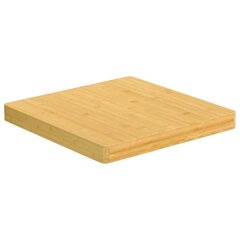 vidaXL lauaplaat, 40x40x4 cm, bambus hind ja info | Lauaplaadid | kaup24.ee