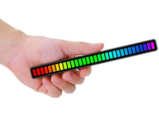 RGB USB LED звукочувствительный многоцветный свет цена и информация | Настольная лампа | kaup24.ee