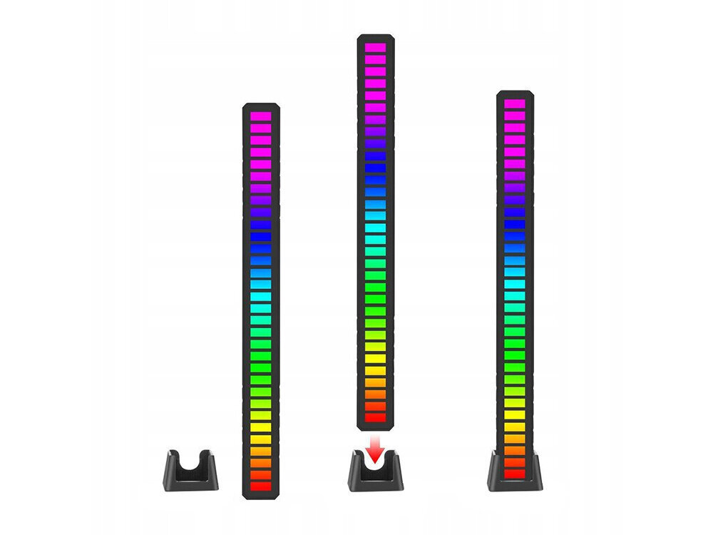 RGB USB LED helitundlik valgusti, mitmevärviline hind ja info | Laualambid | kaup24.ee