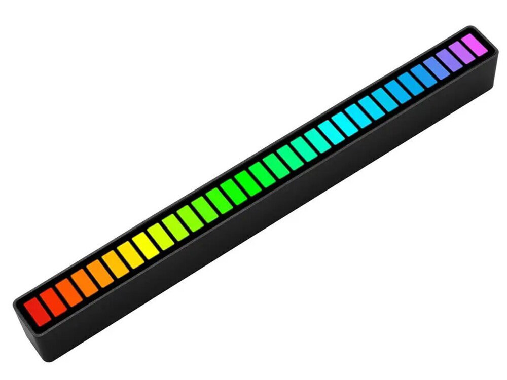 RGB USB LED helitundlik valgusti, mitmevärviline цена и информация | Laualambid | kaup24.ee