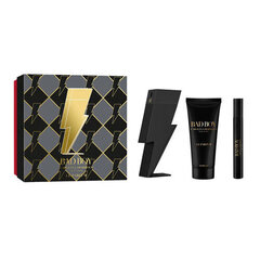 Carolina Herrera Bad Boy Le Parfum Dárková sada EDP 100 ml, sprchový gel 100 ml a miniaturka EDP 10 ml 100ml цена и информация | Мужские духи | kaup24.ee