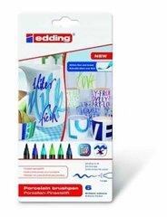 Markerid keraamilistele pindadele Edding, 6 värvi hind ja info | Kirjatarbed | kaup24.ee