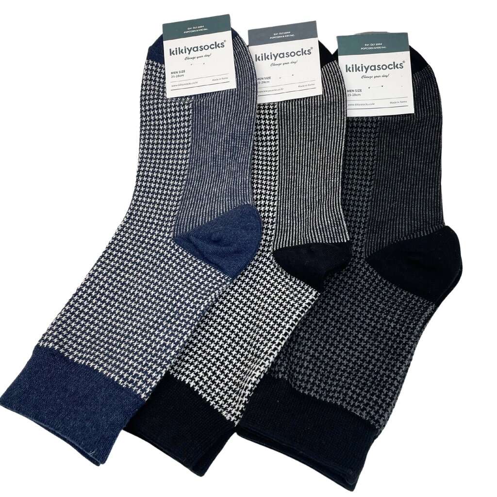 Sokid meestele Kikiyasocks, erinevad värvid, 3 paari hind ja info | Meeste sokid | kaup24.ee
