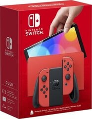 Nintendo Switch OLED konsool – Mario Red Edition цена и информация | Игровые приставки | kaup24.ee