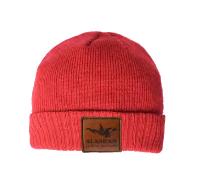 Kootud müts Alaska Beanie, punane hind ja info | Meeste sallid, mütsid ja kindad | kaup24.ee