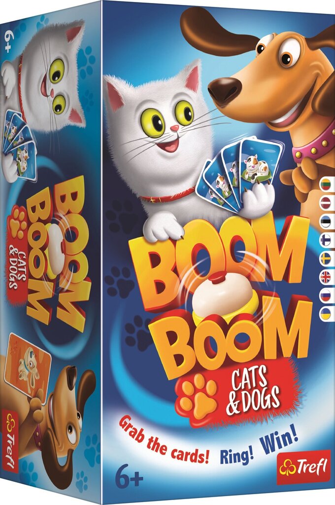 Lauamäng Trefl Boom Boom Cats & Dogs hind ja info | Lauamängud ja mõistatused | kaup24.ee