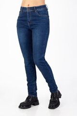 Джинсы для женщин Norfy, синий цена и информация | Женские тканевые брюки с поясом, синие | kaup24.ee