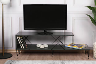 TV alus Asir, 120x40x30cm, must hind ja info | TV alused | kaup24.ee