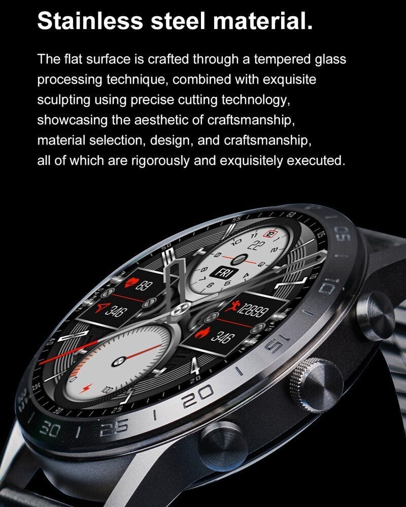 DT NO.1 DT70+ Silver Leather hind ja info | Nutikellad (smartwatch) | kaup24.ee