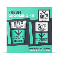 Komplekt Below The Belt Fresh Grooming Kit meestele: deodorant Fresh, 150 ml + intiimhügieenigeel Fresh & Dry Balls, 75 ml hind ja info | Intiimhügieeni tooted | kaup24.ee