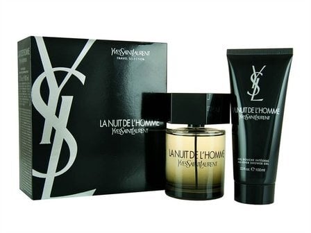 Komplekt Yves Saint Laurent La Nuit de L'Homme EDT meestele 100 ml + dušigeel 100 ml hind ja info | Meeste parfüümid | kaup24.ee