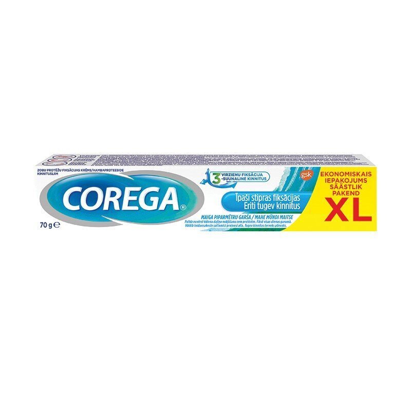 Fikseeriv kreem Corega Extra Strong, 70g цена и информация | Suuhügieen | kaup24.ee