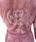 Naiste hommikumantel kapuutsiga Queen, Roosa hind ja info | Naiste hommikumantlid | kaup24.ee