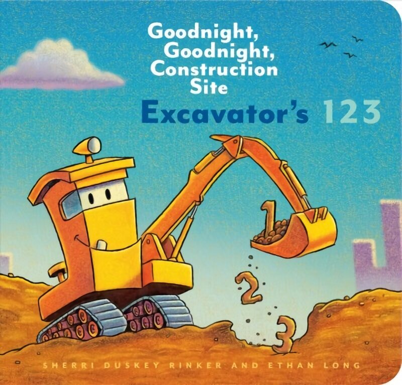 Excavator's 123: Goodnight, Goodnight, Construction Site hind ja info | Väikelaste raamatud | kaup24.ee