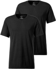 Футболка мужская Nike Everyday Cotton Stretch 2Pak T Shirt M 0000KE1010UB1, черный S цена и информация | Мужские футболки | kaup24.ee
