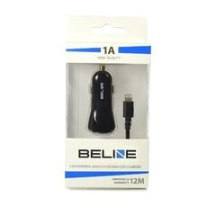 Ład. sam. Beline 1xUSB + lightning 1A czarna|black iPhone 5|6|7|8|X цена и информация | Зарядные устройства для телефонов | kaup24.ee