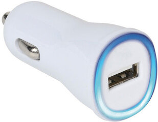 Vivanco car charger USB 2.1A, white (36257) цена и информация | Зарядные устройства для телефонов | kaup24.ee