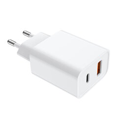 Jellico C9 PD 20W QC 3.0 Умная адаптивная быстрая зарядка c USB-C (5-12V) / USB 3A Белый цена и информация | Зарядные устройства для телефонов | kaup24.ee