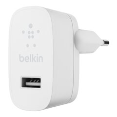 Сетевая зарядка Belkin Boost Charge USB-A 12W + Lightning Cable белая цена и информация | Зарядные устройства для телефонов | kaup24.ee