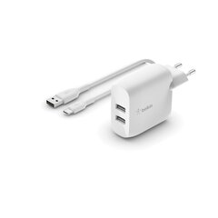 USB кабель Belkin Boost Charge USB-A to USB-C 2.0m  белый цена и информация | Зарядные устройства для телефонов | kaup24.ee