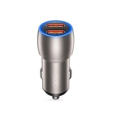 XO car charger CC52 QC 36W 2x USB gray цена и информация | Зарядные устройства для телефонов | kaup24.ee