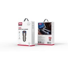 XO car charger CC52 QC 36W 2x USB gray цена и информация | Зарядные устройства для телефонов | kaup24.ee