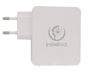 Rebeltec wall charger H410 Turbo QC3.0 4 ports white цена и информация | Зарядные устройства для телефонов | kaup24.ee