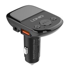 LDNIO LDNIO Bluetooth C706Q, 2USB, AUX FM-передатчик + кабель USB-C цена и информация | Зарядные устройства для телефонов | kaup24.ee