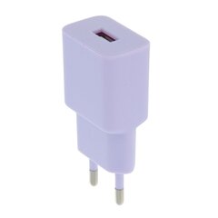 Setty charger 1x USB 2,4A LSIM-A-129 lilac цена и информация | Зарядные устройства для телефонов | kaup24.ee