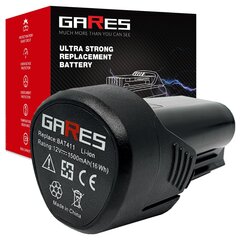 Аккумулятор Gares, 10,8V/12V 1,5Ah, Bosch, D-70745 цена и информация | Шуруповерты, дрели | kaup24.ee