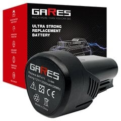 Aku Gares, 10,8V/12V 2,5Ah, Bosch, GBA цена и информация | Шуруповерты, дрели | kaup24.ee