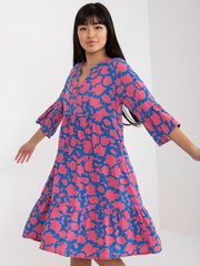 Женское розовое платье с принтом цена и информация | Платья | kaup24.ee
