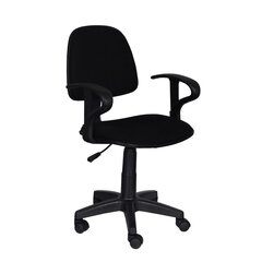 Рабочий стул Wood Garden Carmen 6012, черный цвет цена и информация | Офисные кресла | kaup24.ee