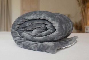 Pleed Sherpa Dark Grey, 150x200 cm цена и информация | Покрывала, пледы | kaup24.ee