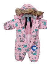Детский зимний комбинезон с капюшоном Lassye.H16-015, розовый цена и информация | Комбинезоны для новорожденных | kaup24.ee