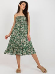Женское платье с принтом, зеленое цена и информация | Платья | kaup24.ee