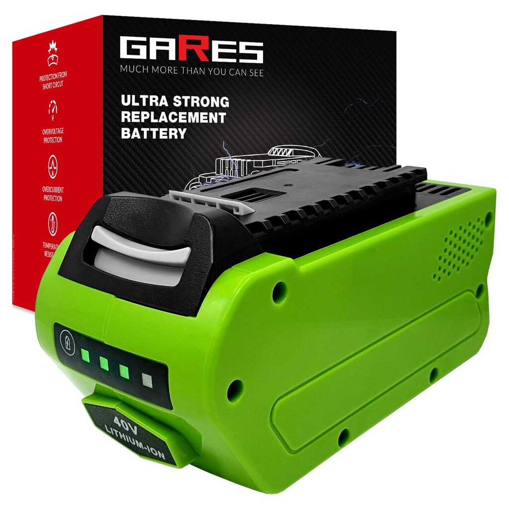 Aku Gares, 40V 3Ah, GreenWorks, G-MAX G40 hind ja info | Akutrellid, kruvikeerajad | kaup24.ee