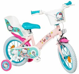 Детский велосипед 14 Hello Kitty Toimsa 1449, розовый цена и информация | Велосипеды | kaup24.ee