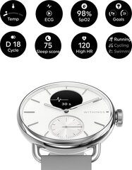 Withings Scanwatch 2, 38 mm, White hind ja info | Nutikellad (smartwatch) | kaup24.ee