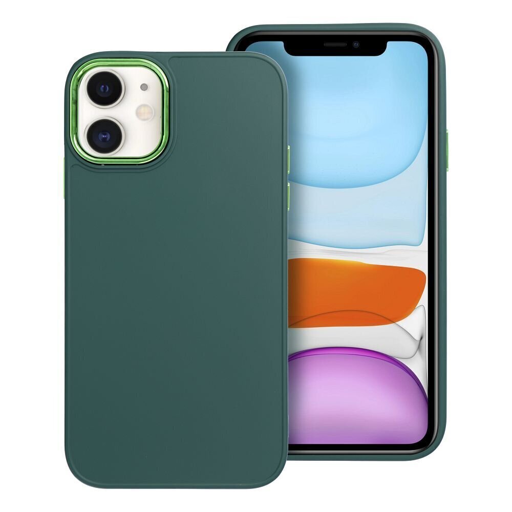 Fusion Frame Apple iPhone 15, roheline hind ja info | Telefoni kaaned, ümbrised | kaup24.ee