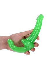 Pimedas helendav dildo, 13,5 cm, roheline hind ja info | Dildod | kaup24.ee