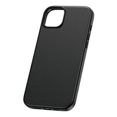 Phone Case for iPhone 15 Plus Baseus Fauxther Series (Black) цена и информация | Чехлы для телефонов | kaup24.ee