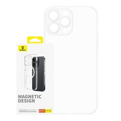 Magnetic Phone Case for iPhone 15 ProMax Baseus OS-Lucent Series (Clear) цена и информация | Чехлы для телефонов | kaup24.ee