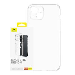 Magnetic Phone Case for iPhone 15 ProMax Baseus OS-Lucent Series (Clear) цена и информация | Чехлы для телефонов | kaup24.ee