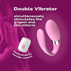 Vibreeriv muna Blue Lotus, roosa hind ja info | Vibraatorid | kaup24.ee