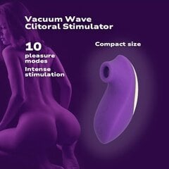 Vaakum vibraator Wave Blue Lotus, lilla hind ja info | Vibraatorid | kaup24.ee